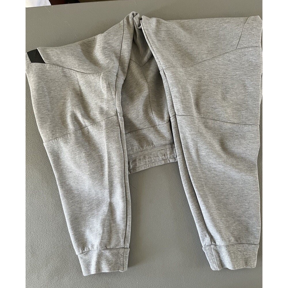 Nike Tech Fleece Joggers Men’s Sz Large Gray Black Sweatpants Premium Loungewear - Picture 11 of 12
